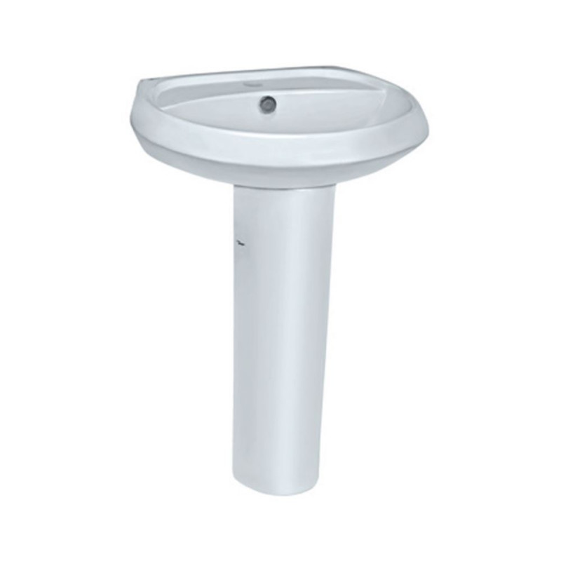 WALL HUNG BASIN WITH FULL PEDESTAL SLS-WHT-6301