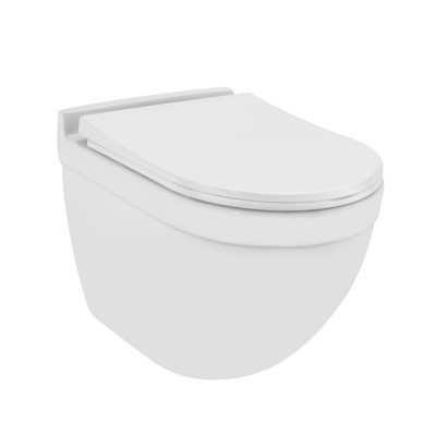 JAQUAR RIMLESS, BLIND INSTALLATION WALL HUNG WC - WHITE