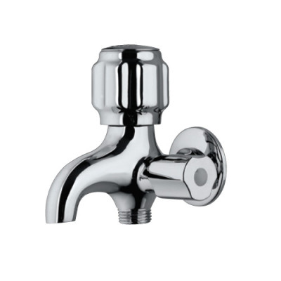 Essco Delux Two Way Bib Cock with Wall Flange