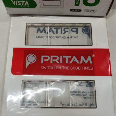 PRITAM VISTA PLATE 18 MODULE WHITE