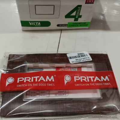 VISTA PLATE 4MODULE WOOD CHECK (PRITAM)