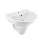 Essco Wall Hung Basin With Half Pedestal